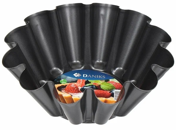 1. Форма для выпечки с антипригарным покрытием Daniks KB18525 круглая, 22.5х8 см