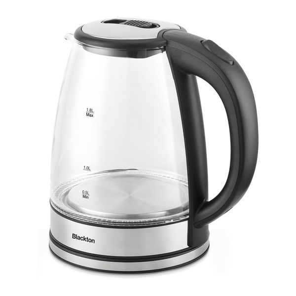 1. Чайник Blackton Bt KT1729G Стекло-Черный-Стальной