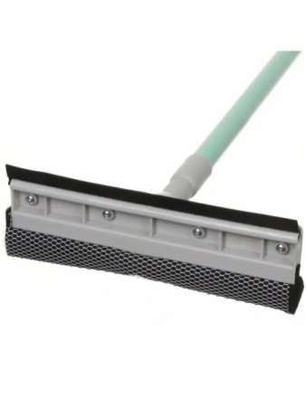 2. Швабра-окномойка губка, 120 см, серая, телескопическая ручка, + резинка, Марья Искусница, HD3017met-