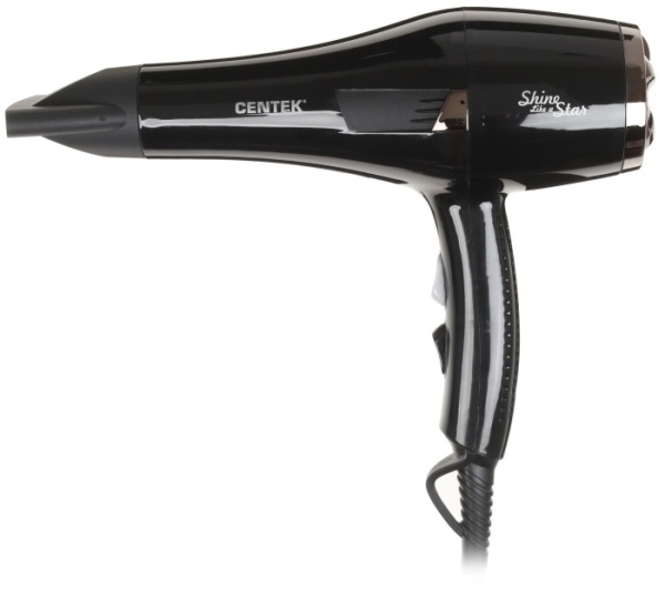1. Фен Centek CT-2256 (черн) 2000Вт, 2 режима мощности, 2 режима температуры +холодный обдув