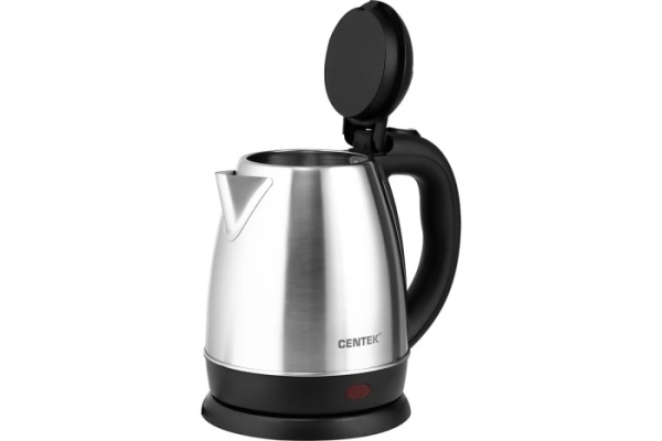 5. Чайник Centek CT-0036 (матовый) металл 1,2л, 2000W, БЫСТРОЕ ЗАКИПАНИЕ