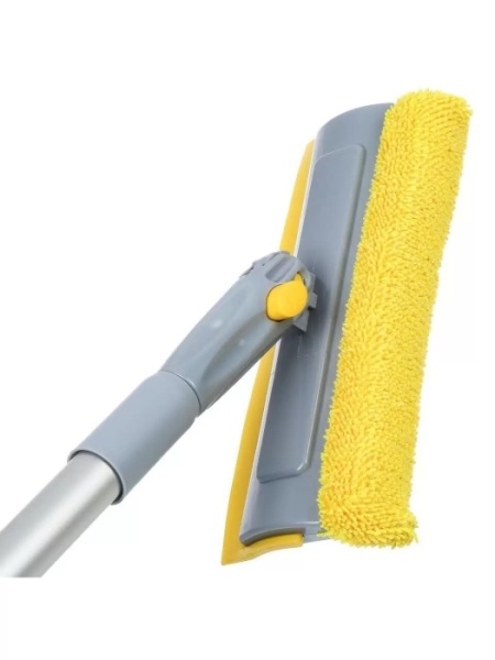3. Швабра-Окномойка микрофибра+резинка 20см черенок алюм телескоп 9096см KD-W08M-8 Марья Искусница