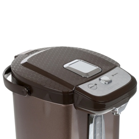 3. Термопот Centek CT-0094 (Шоколадный)  4л, 750Вт, 2 способа подачи