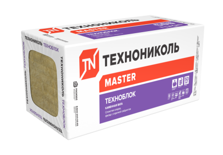 Утеплитель ТЕХНОБЛОК СТАНДАРТ 1200х600х50мм, плотность 50кг/м3, 5,76м2
