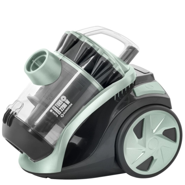 1. Пылесос EUROSTEK EVC-3001 NEW мятный 2200Вт Мульти-циклон