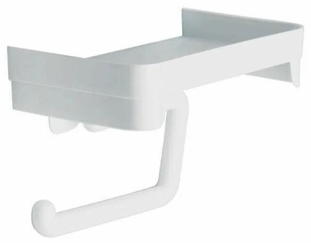 1. Держатель для туалетной бумаги IDEA с полочкой