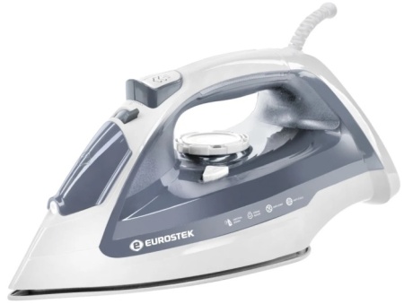 1. Утюг EUROSTEK ESI-BN02B 2,6кВт,350мл,керам.подошва