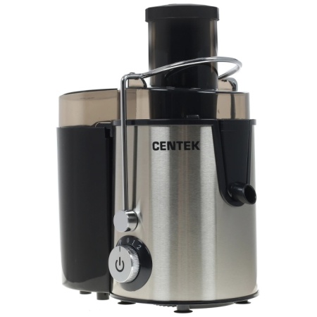 1. Соковыжималка Centek CT-1209 Black 600Вт,2скор,горловина 65мм