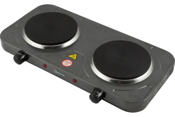 2. Эл.плитка HOMESTAR HS-1104, 2конф, чугун